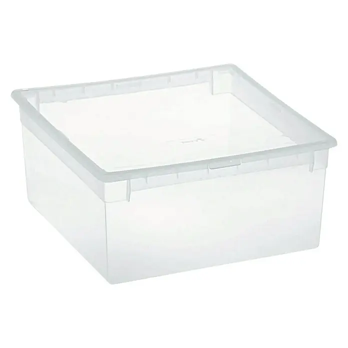 Terry Light Box Caja con tapa - 37,8 x 39,6 x 18,5 cm, Capacidad: 23 l