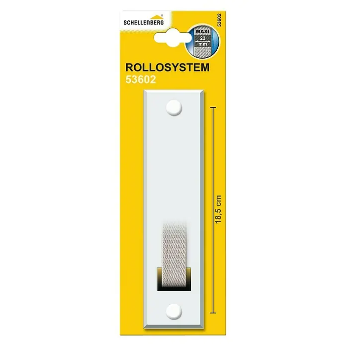 Schellenberg Embellecedor 53602 - Distancia entre orificios: 185 mm, Anchura de la correa: 23 mm, Plástico