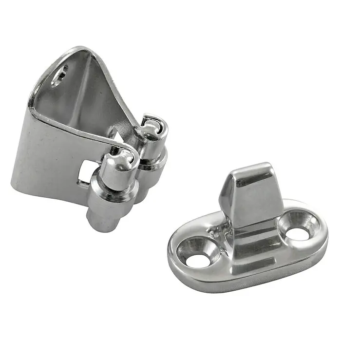 Marinetech Držač vrata - 29 x 25 mm, Plemeniti čelik, A2 - Pogled odozgo