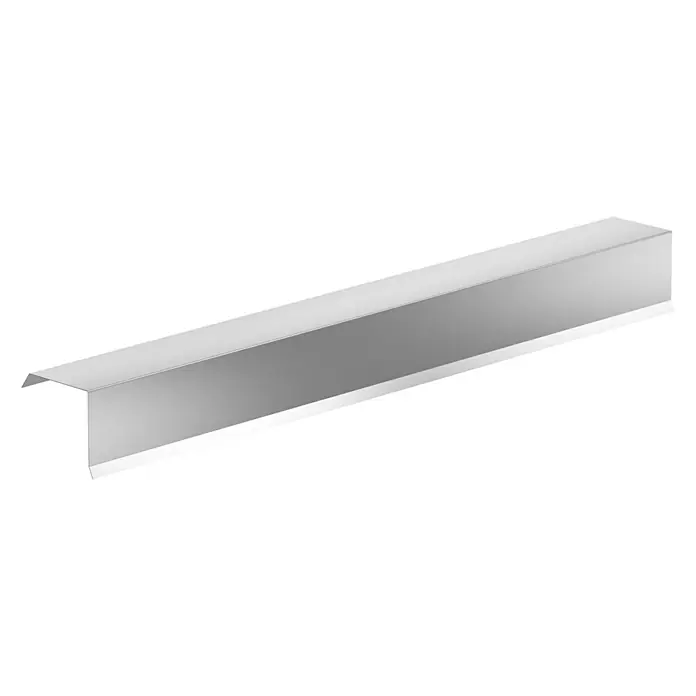 Sarei Piccolo Ortgangprofil - Zuschnittbreite: 225 mm, Länge: 2.000 mm, Aluminium, Natur - Linke Seitenansicht