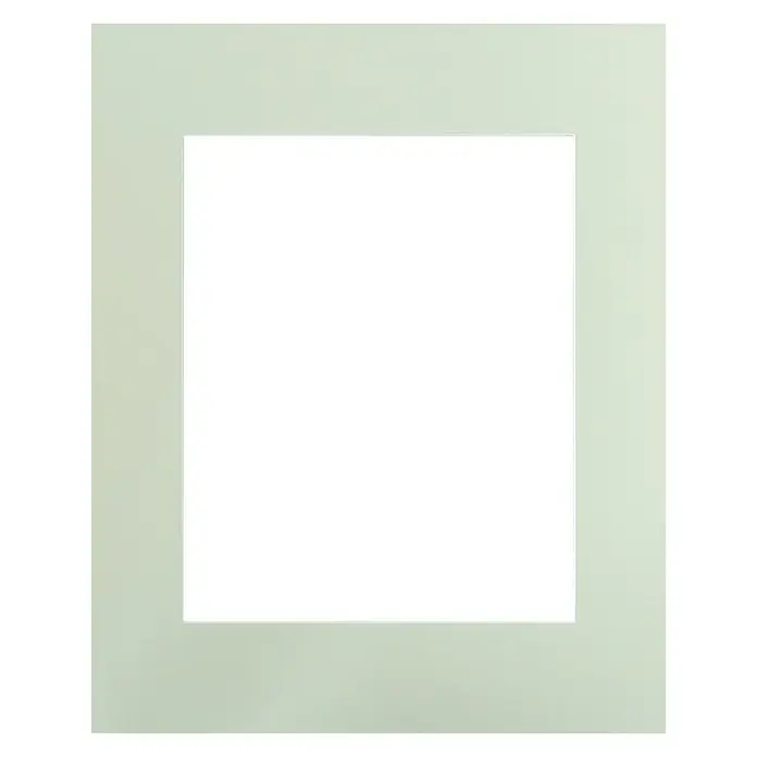 Nielsen Passepartout White Core - Lindgrün, L x B: 40 x 50 cm, Bildformat: 28 x 35 cm - Vorderansicht