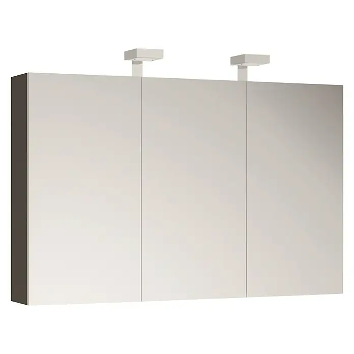 Allibert Badmöbel-Set Alma - 120 cm, 3 -tlg., Asphalt, Seidenglanz