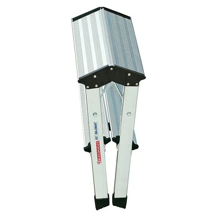 Krause Monto Klapptritt Rolly Alu - 2 x 3 Stufen, Arbeitshöhe: 2,65 m - Detailaufnahme