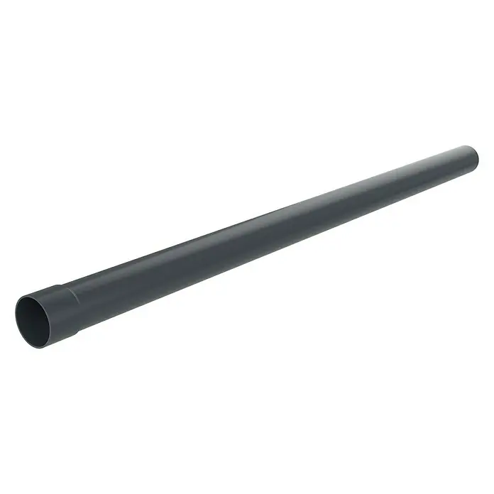 FunkeGruppe Fallrohr - Nennweite: 50 mm, Länge: 100 cm, Kunststoff, Anthrazit