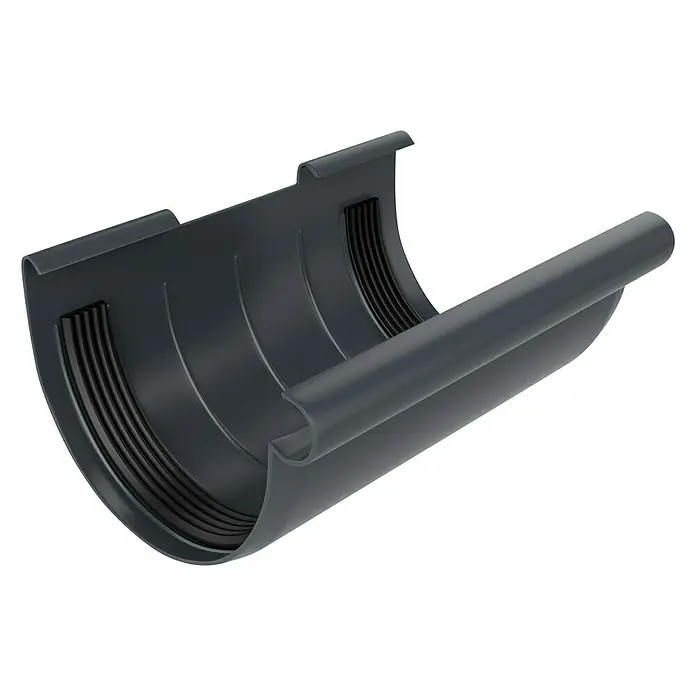 FunkeGruppe Rinnenverbinder - Nennweite: 75 mm, Kunststoff, Anthrazit