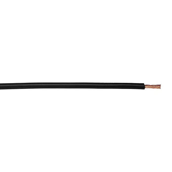 Električni kabel - H07V-U1x1,5, 20 m, Crne boje - Pogled sprijeda