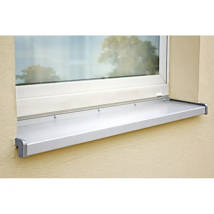 Sarei Prozorska klupčica po mjeri - Aluminij, Maksimalna dimenzije rezanja: 300 cm, Bijele boje, Širina: 16,5 cm - Proizvod u upotrebi