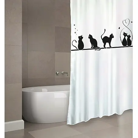 Venus  Cortina de baño textil Cat