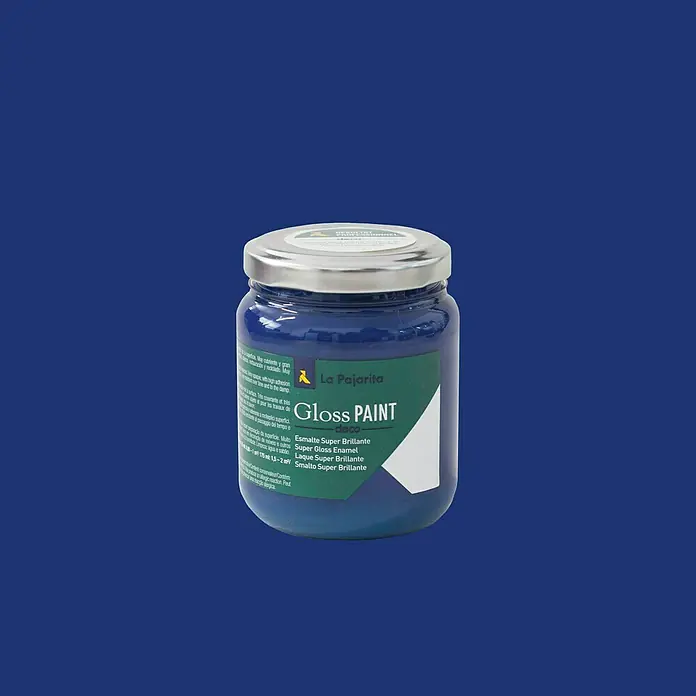 La Pajarita Pintura Gloss Paint ocean, 175 ml - Brillante - Vista frontal