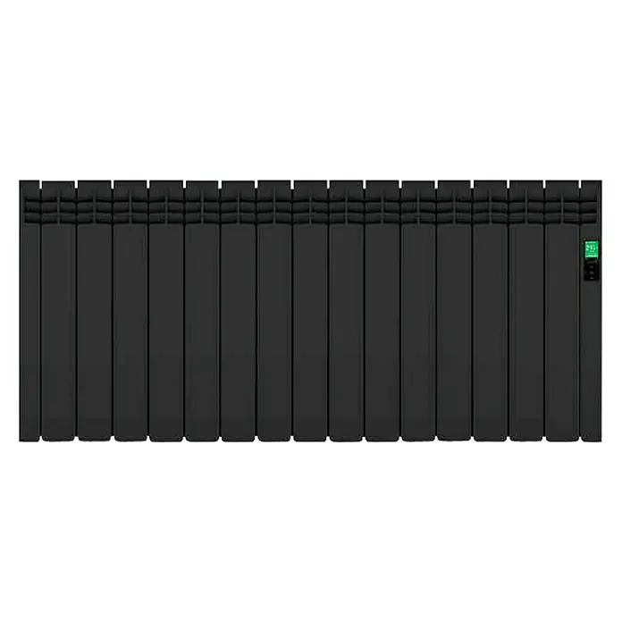 Rointe Emisor térmico de fluido Serie D - 1.600 W, Negro, L x An x Al: 9,7 x 132 x 58,5 cm - Vista superior