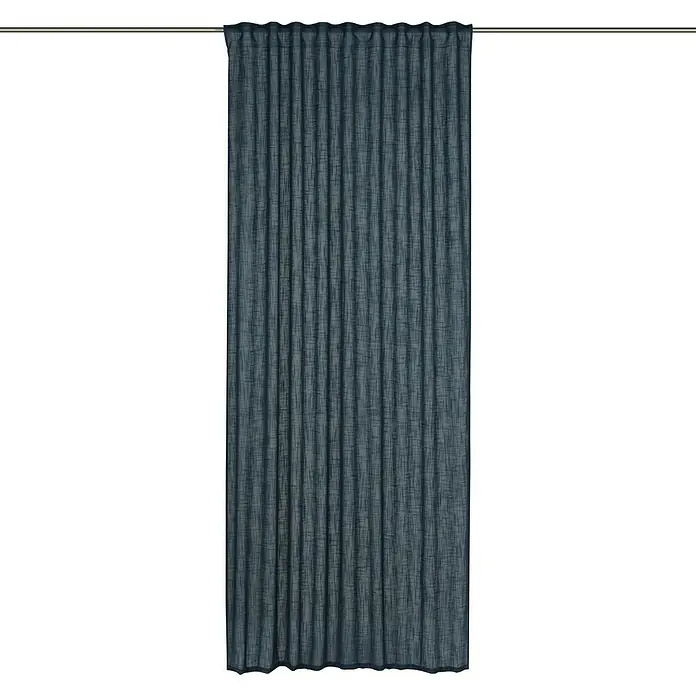 Expo Ambiente II Schlaufenbandschal Kimi - 140 x 255 cm, 100 % Polyester, Blau - Vorderansicht
