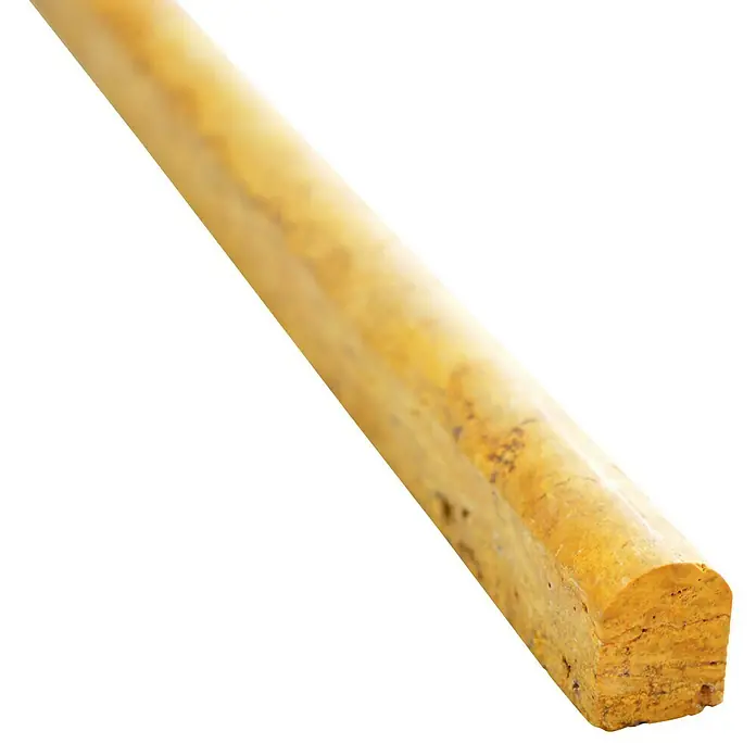 Fliesenbordüre Travertin PP 51315 - 30,5 x 1,5 cm, Gold, Matt - Detailaufnahme