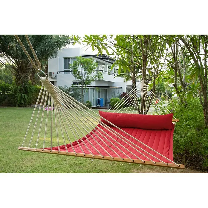 Hamaca familiar Alabama Red Pepper - L x An: 400 x 140 cm, Rojo - Foto ambiente