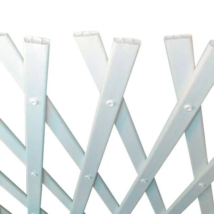 Nortene Espaldera semirredonda Trelliflex - An x Al: 1 x 3 m, Extensible, Blanco