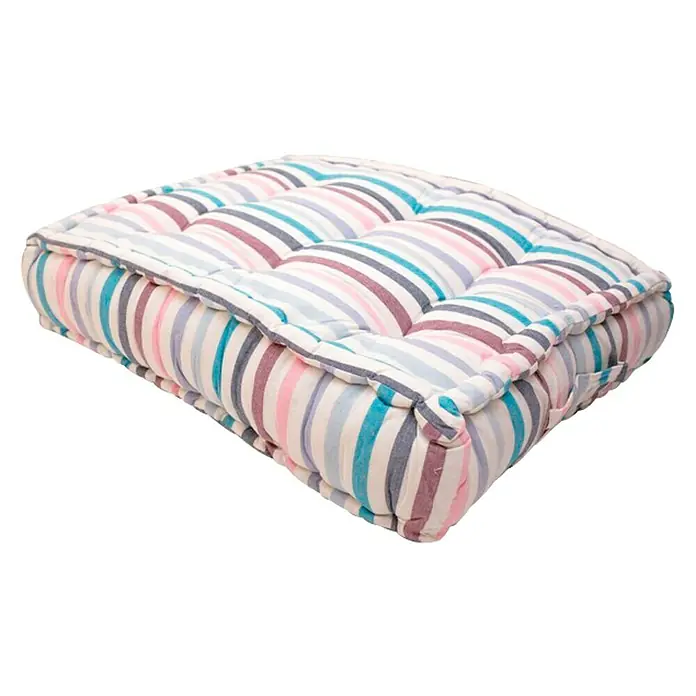 Cojín para asiento Big - 80 x 60 x 20 cm, Multicolor, 100% algodón
