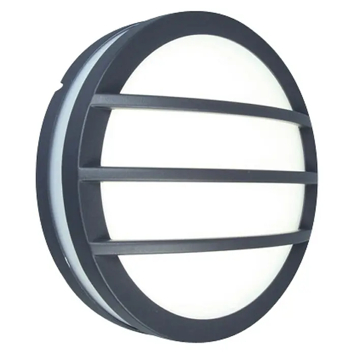 Lutec Aplique exterior LED Titan - 3 W, 5,2 x 14 x 14 cm, Antracita, IP54