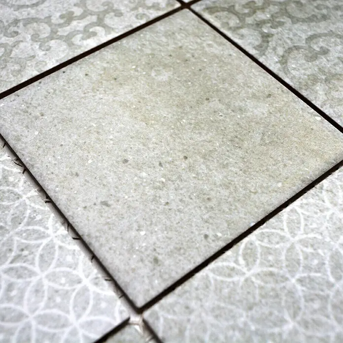 Mosaikfliese Quadrat Shabby CELLO - 29,8 x 29,8 cm, Grau, Matt - Detailaufnahme