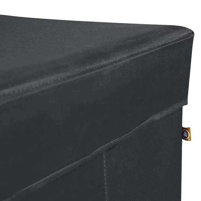 Phönix Sitz- & Aufbewahrungsbox Stor it - L x B x H: 41 x 41 x 44 cm, Polyester, Schwarz - Detailaufnahme