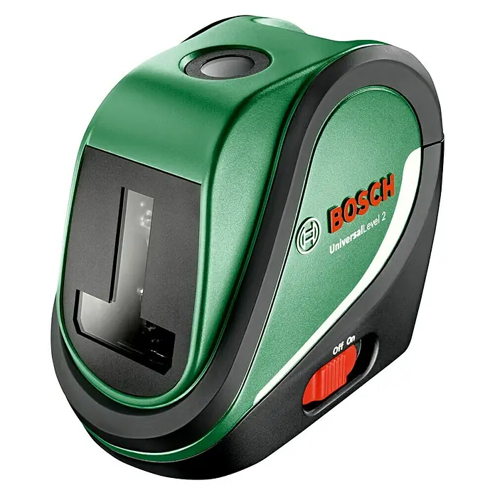 Bosch Križni laserski nivelir Universal Level 2 - Maksimalni radni prostor: 10 m - Pogled s lijeve strane