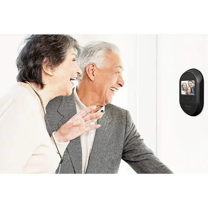 Brinno Digitaler Türspion SHC 500 - Türstärke: 28 mm - 58 mm, Einbaumaß: 12 mm Türbohrung, Bildschirmtyp: 2,7″ TFT - Stimmungsaufnahme