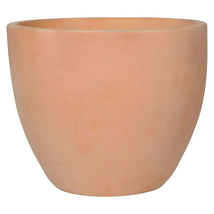 Pflanztopf Messina - Außenmaß (Ø x H): 48 x 40 cm, Naturmaterialien, Tonweiß