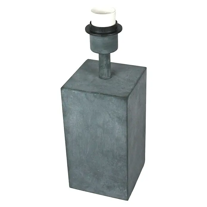 Home Sweet Home Lampenfuß Pillar - 40 W, Farbe: Beton, Höhe: 32 cm