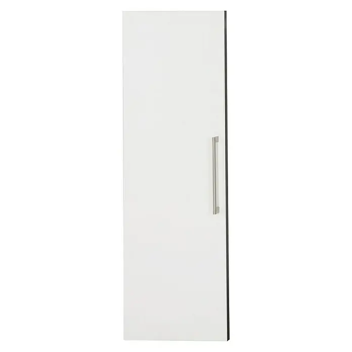 Phönix Chicago Türelement - L x B x H: 1,6 x 40 x 114 cm, Passend für: Phönix Chicago Regal, Weiß/Schwarz - Vorderansicht