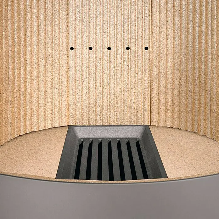 Justus Kaminofen Mino 2.0 - 5,5 kW, Raumheizvermögen: 88 m³, Material Abdeckung: Glas, Schwarz - Detailaufnahme