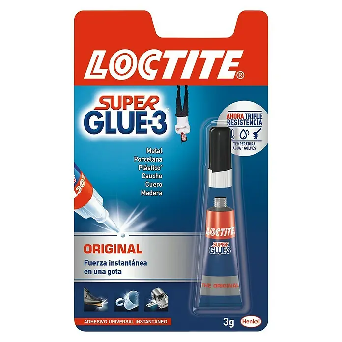 Loctite Adhesivo instantáneo Super glue-3 Original - 3 g