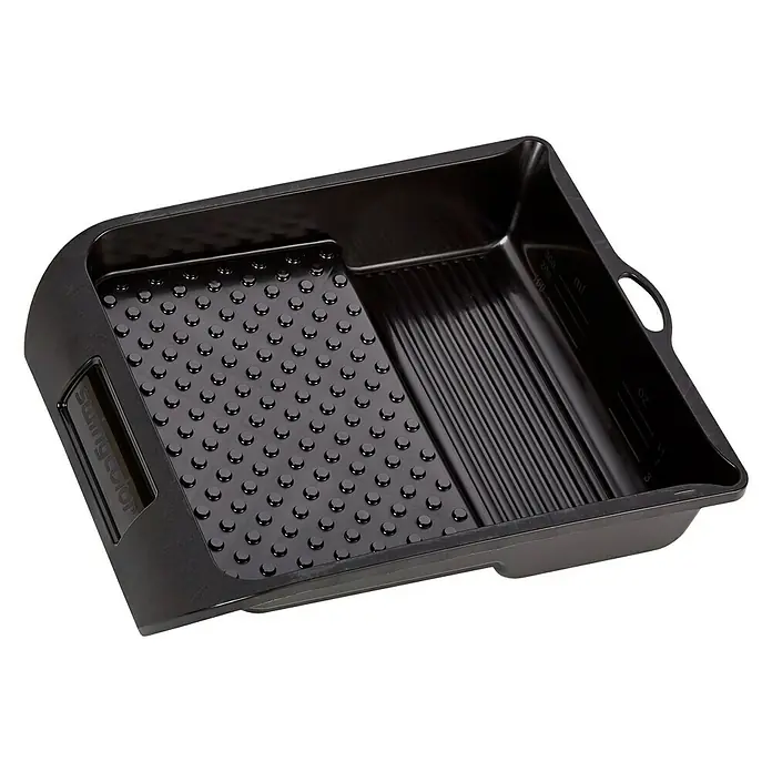 swingcolor Farbwanne - 19,5 x 18,5 cm, Schwarz - Vorderansicht