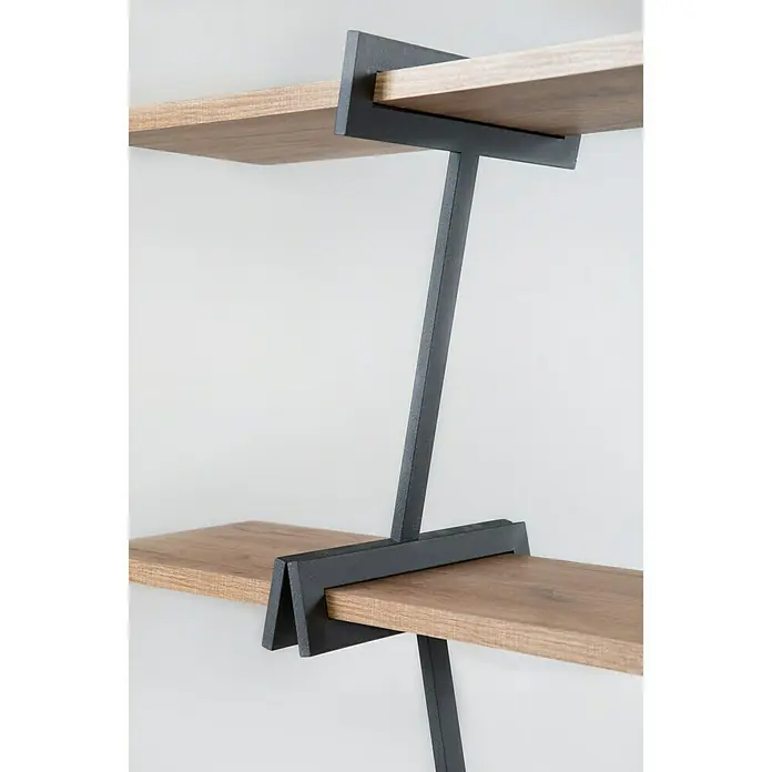 Phönix Regal Babylon - L x B x H: 30 x 120 x 134 cm, Eiche, Traglast: 10 kg/Boden - Detailaufnahme