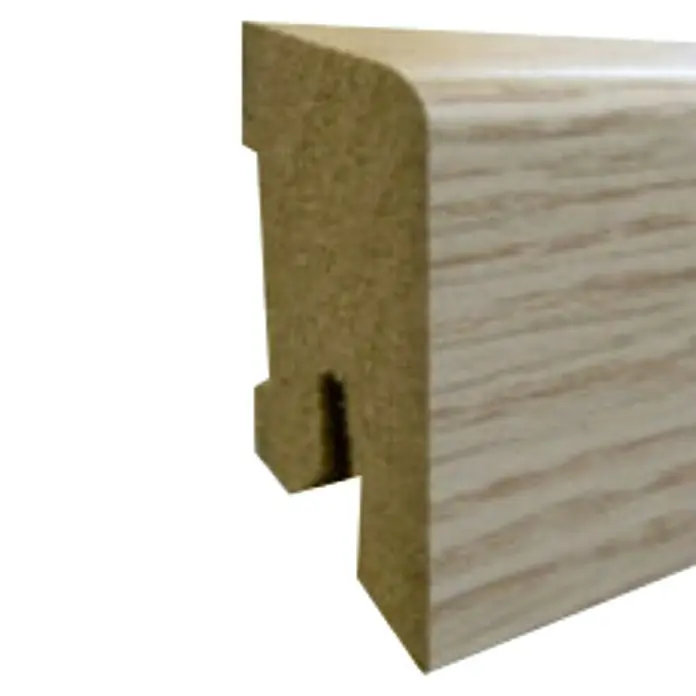Amco Sockelleiste Clip-Technik - Eiche, L x B x H: 2,5 m x 17 mm x 40 mm, Foliert