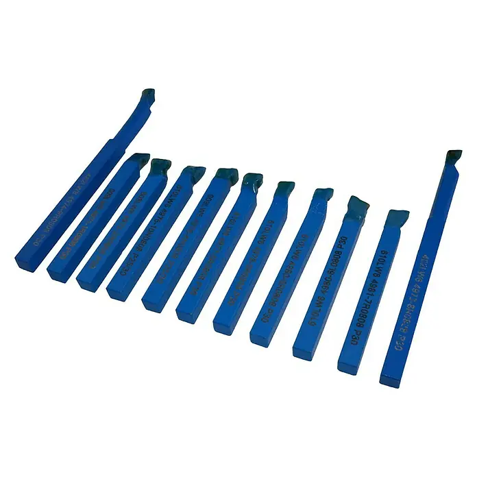 Rotwerk Drehmeißel-Set - Schaftart: 8 x 8 mm, 11 -tlg. - Vorderansicht
