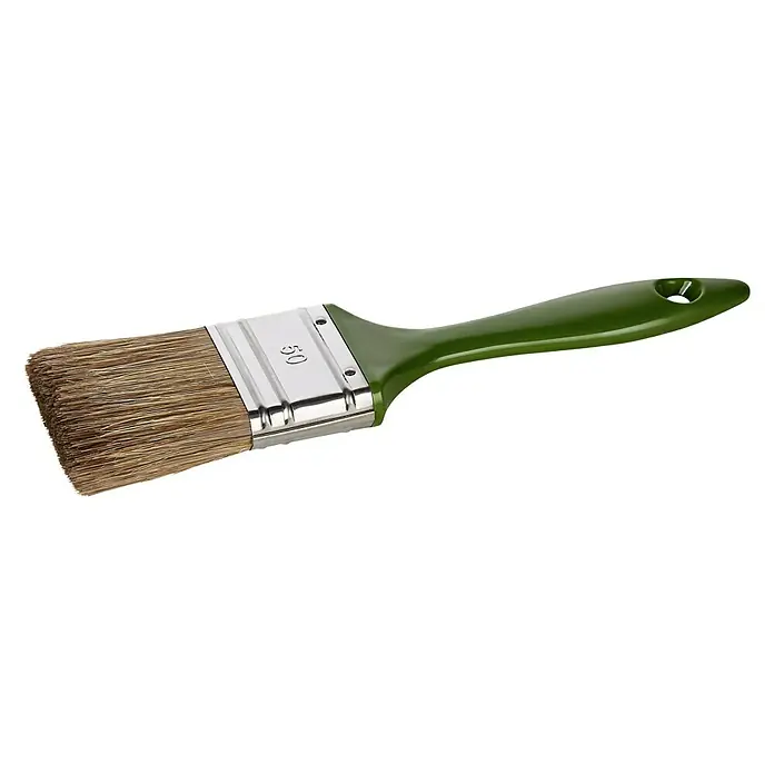 Lasur-Flachpinsel - Breite Borsten: 30 mm, Naturborsten-Mix, Kunststoff