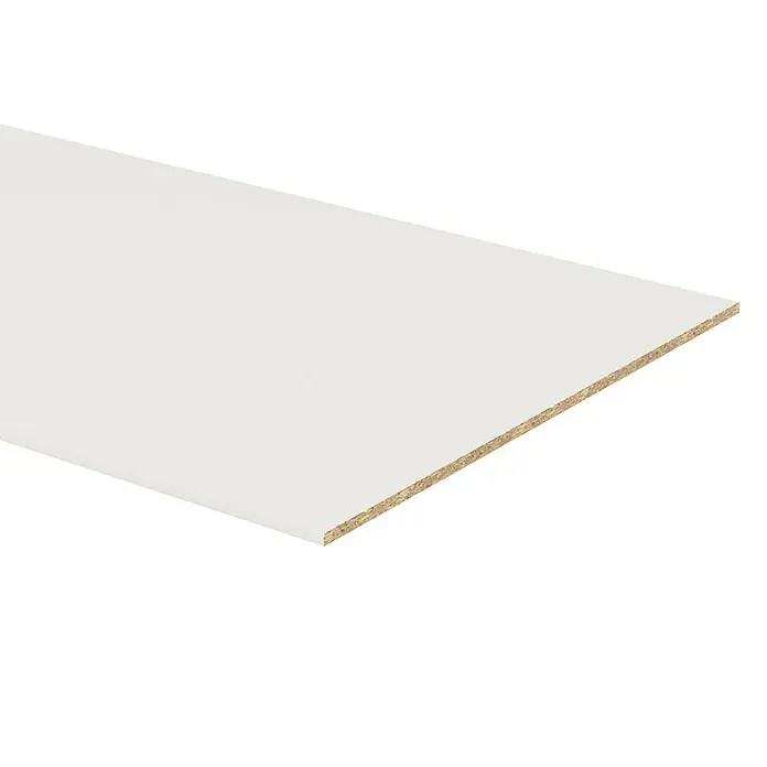 Finsa Tablero de melamina - Blanco, 244 x 60 x 2,5 cm