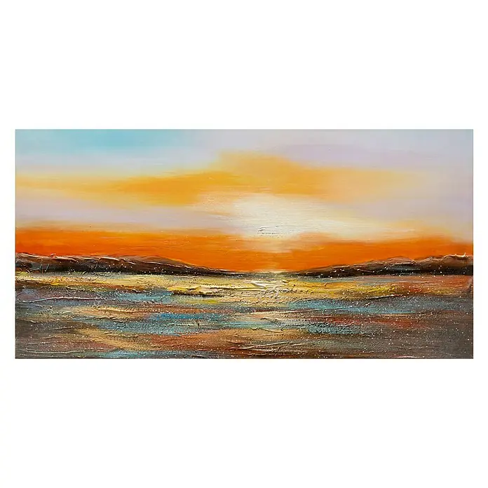 Cuadro pintado a mano Dipinto - Atardecer, An x Al: 120 x 60 cm