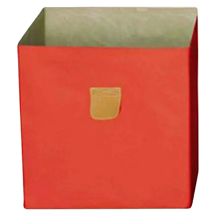 Phönix Aufbewahrungsbox Stor It - L x B x H: 34 x 34 x 34 cm, Polyester-Canvas, Orange - Vorderansicht