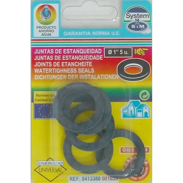 Junta de goma - 1″, 5 ud.