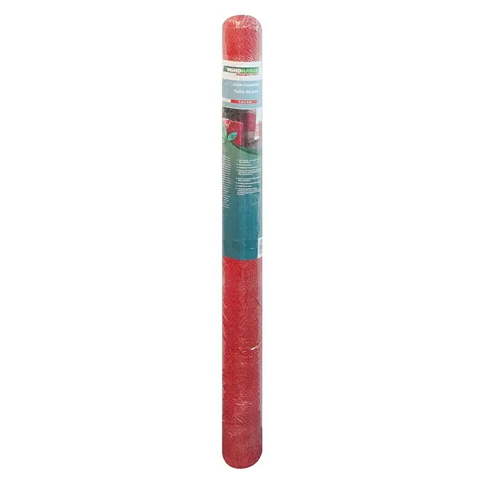 Windhager Jute-Gewebematte - Rot, L x B: 5 x 1 m