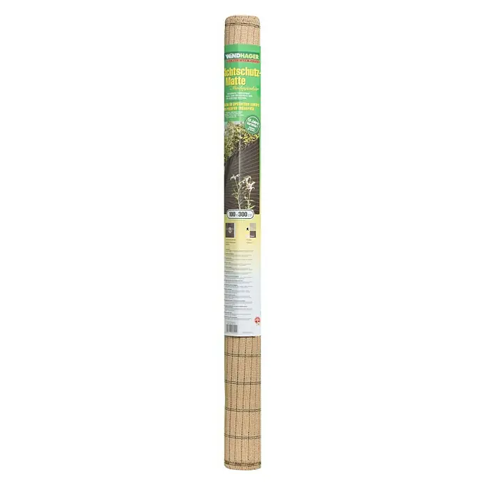 Windhager Zaštita od pogleda od trske Madagascar - D x V: 3 x 1,5 m, Pijesak, HDPE tkanje