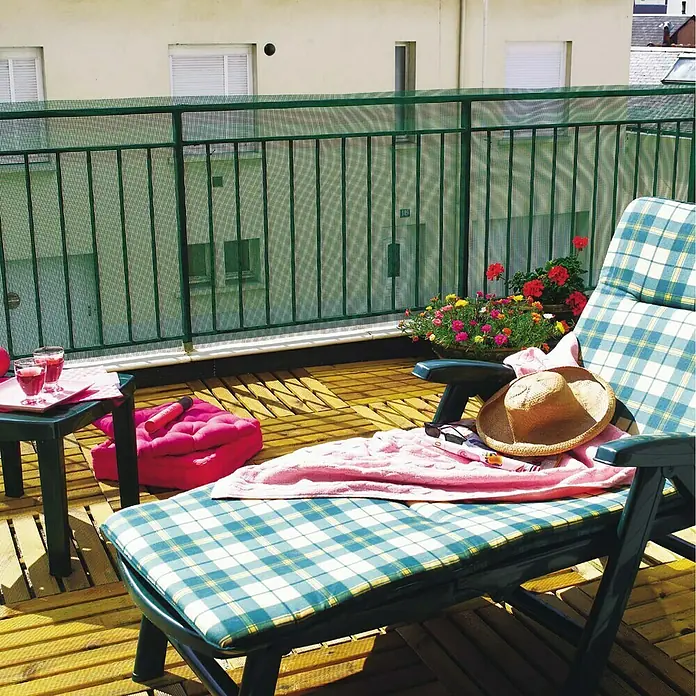 Nortene Malla protectora Balconet 05 - Verde, L x Al: 5 x 1 m