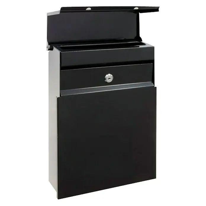 Arregui Figure Buzón de correo E-6704 - Acero, L x An x Al: 26,8 x 10 x 36 cm, Negro