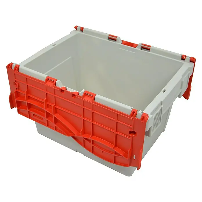 Eurobehälter - L x B x H: 40 x 30 x 24,7 cm, Geschlossen, Fassungsvermögen: 23 l, Mit Deckel - Ansicht von oben