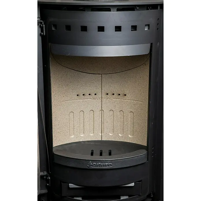 Aduro Kaminofen 17 - 6,5 kW, Raumheizvermögen: 350 m³, Schwarz - Vorderansicht