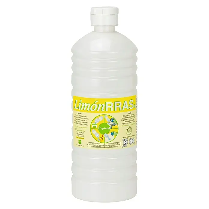 Disolvente líquido aguarrás  Limón Pras - 500 ml, Botella