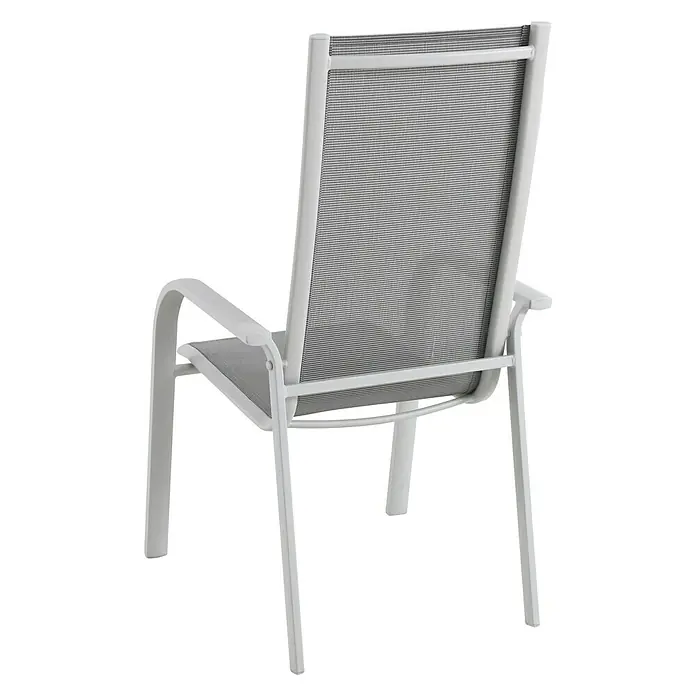 Sunfun Hannah Silla de jardín - Ancho: 59 cm, Gris