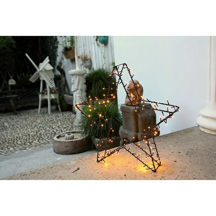 Tween Light LED csillag 3D - Kívül, Meleg fehér