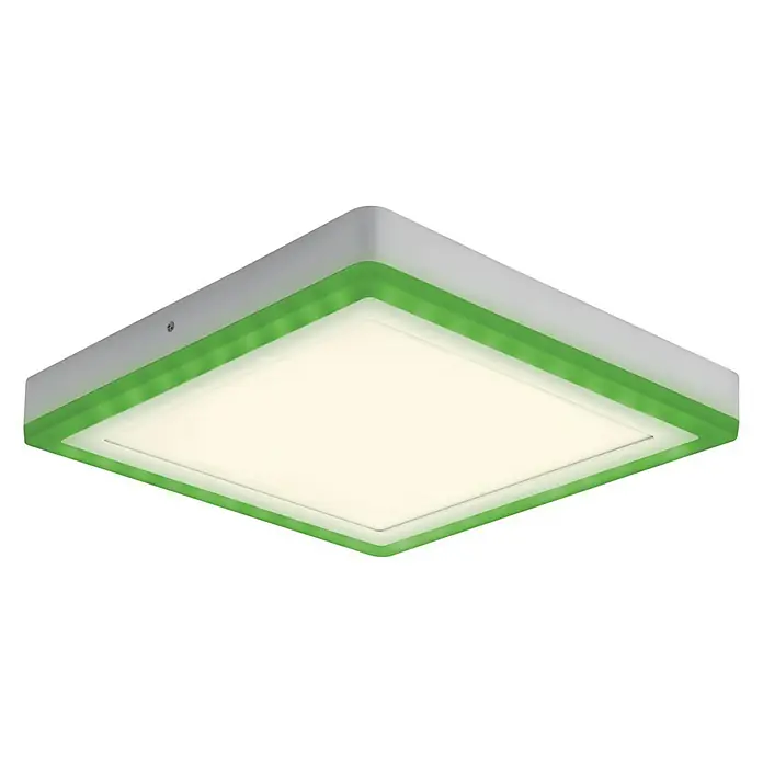 Ledvance LED-Wand- & Deckenleuchte Color & White - 30 W, L x B x H: 30 x 30 x 4,5 cm, Weiß, RGB - Ansicht von oben