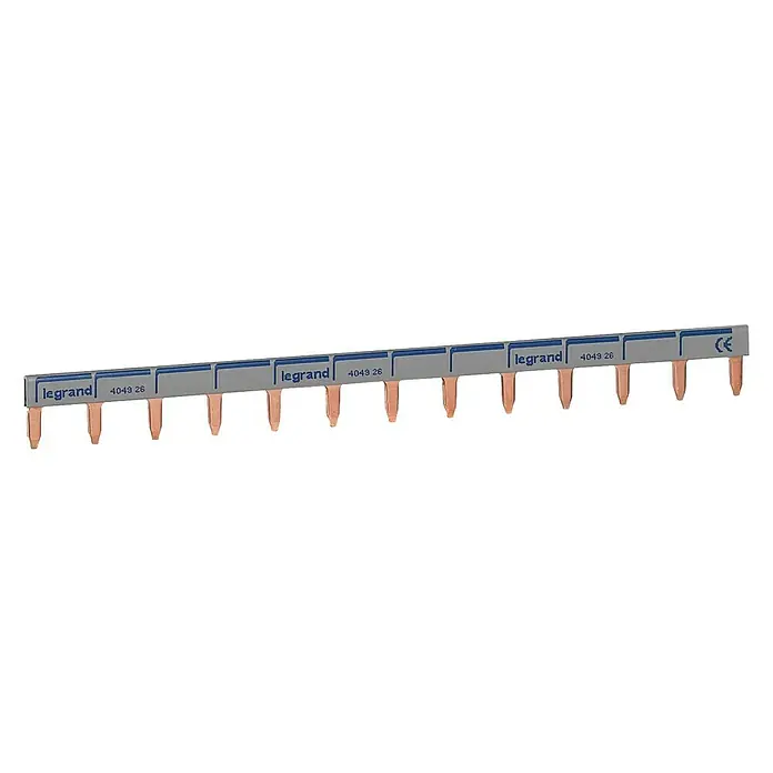 Legrand Peine de distribución eléctrica unipolar - Fase + Neutro, 10 mm²