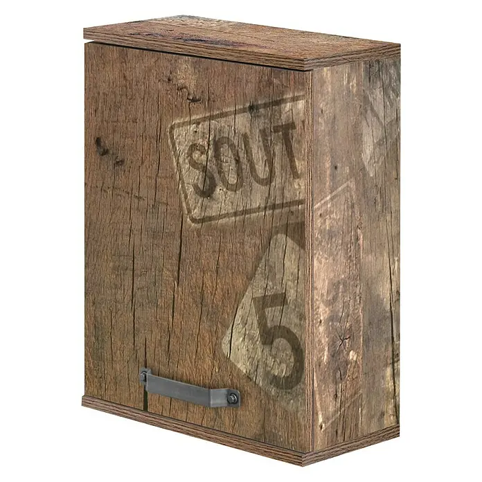 Schildmeyer Milan Oberschrank - 40,5 x 20 x 54,5 cm, Panamaeiche - Rechte Seitenansicht